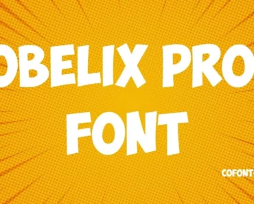 Obelix Pro Font