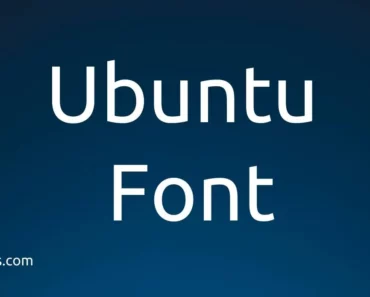 Ubuntu Font