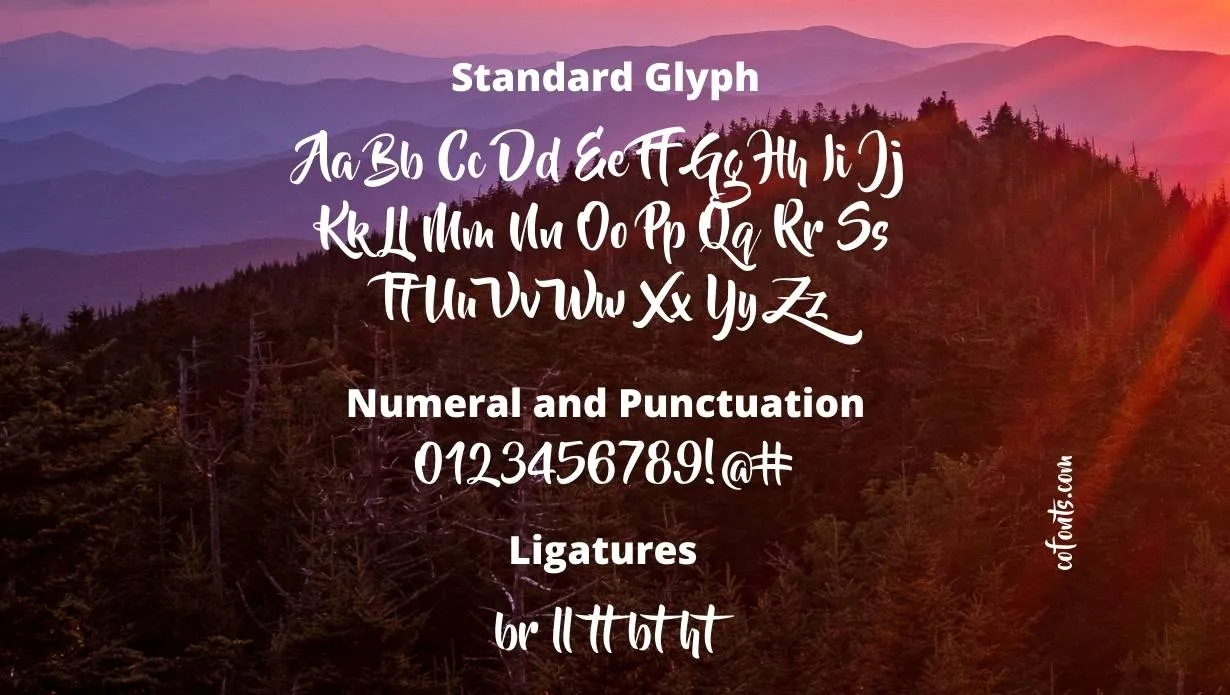 Beyond the Mountains Font