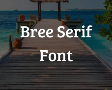 Bree Serif Font