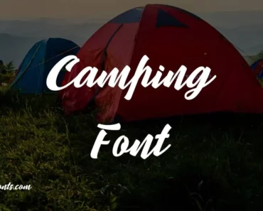 Camping Font