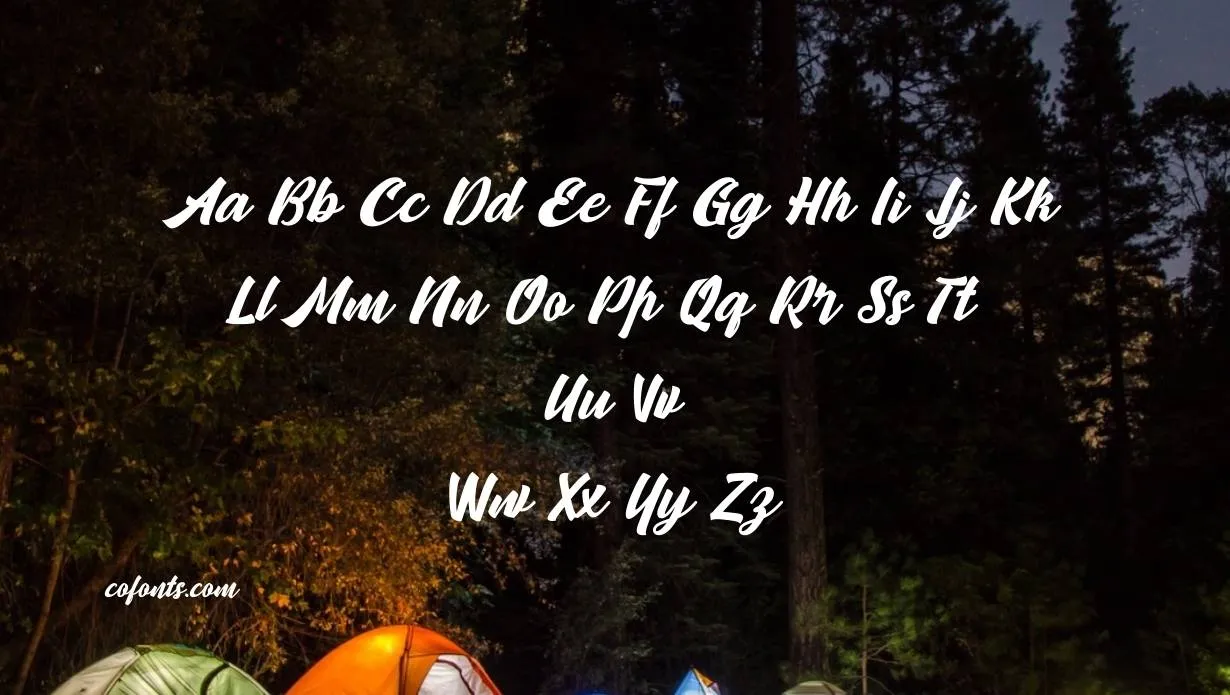 Camping Font