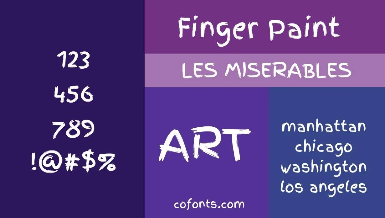 Finger Paint Font