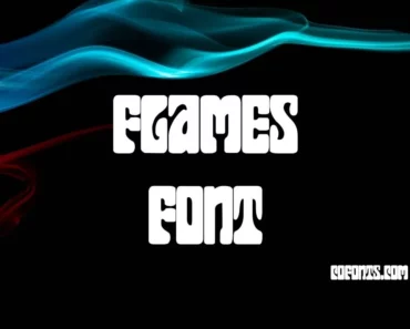 Flames Font