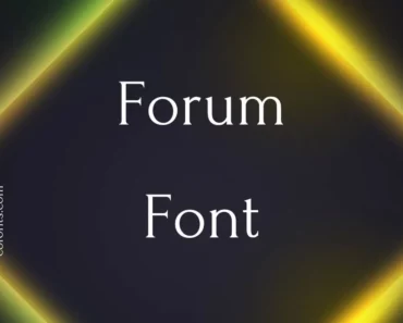 Forum Font