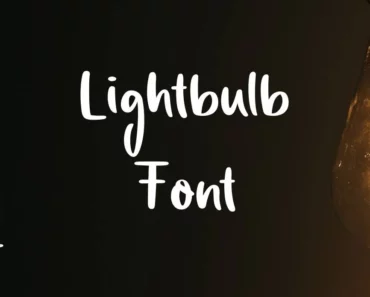 Lightbulb Font