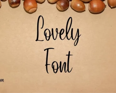 Lovely Font