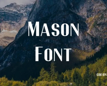 Mason Font