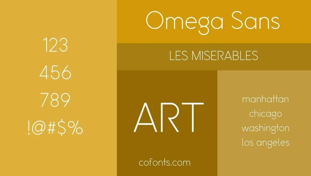 Omega Sans Font