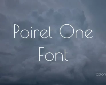 Poiret One font