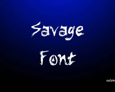 Savage Font