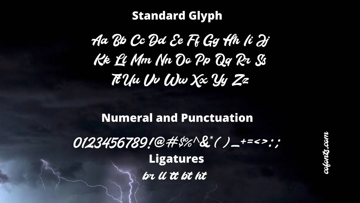 Thunder Font