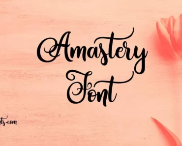 Amastery Font