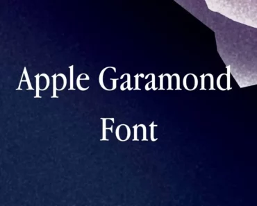 Apple Garamond Font