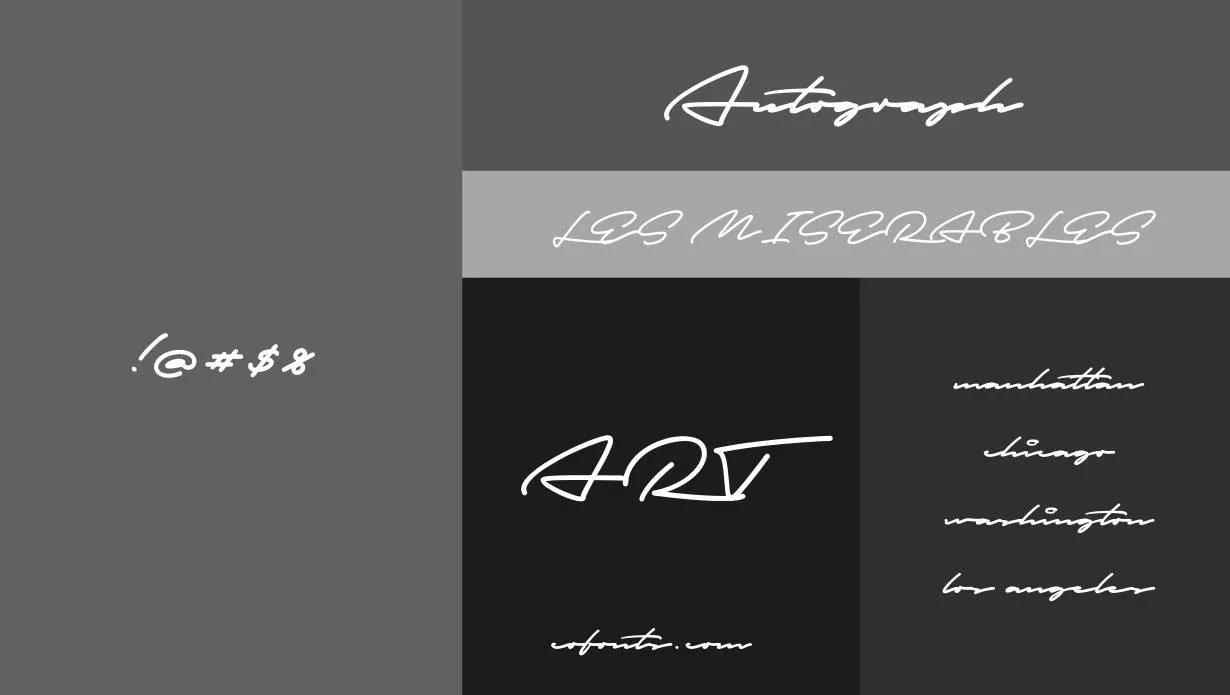 Autograph Font