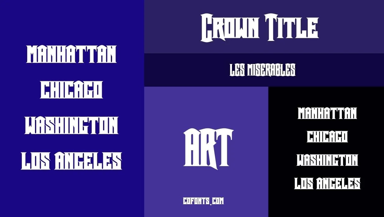 Crown Title Font