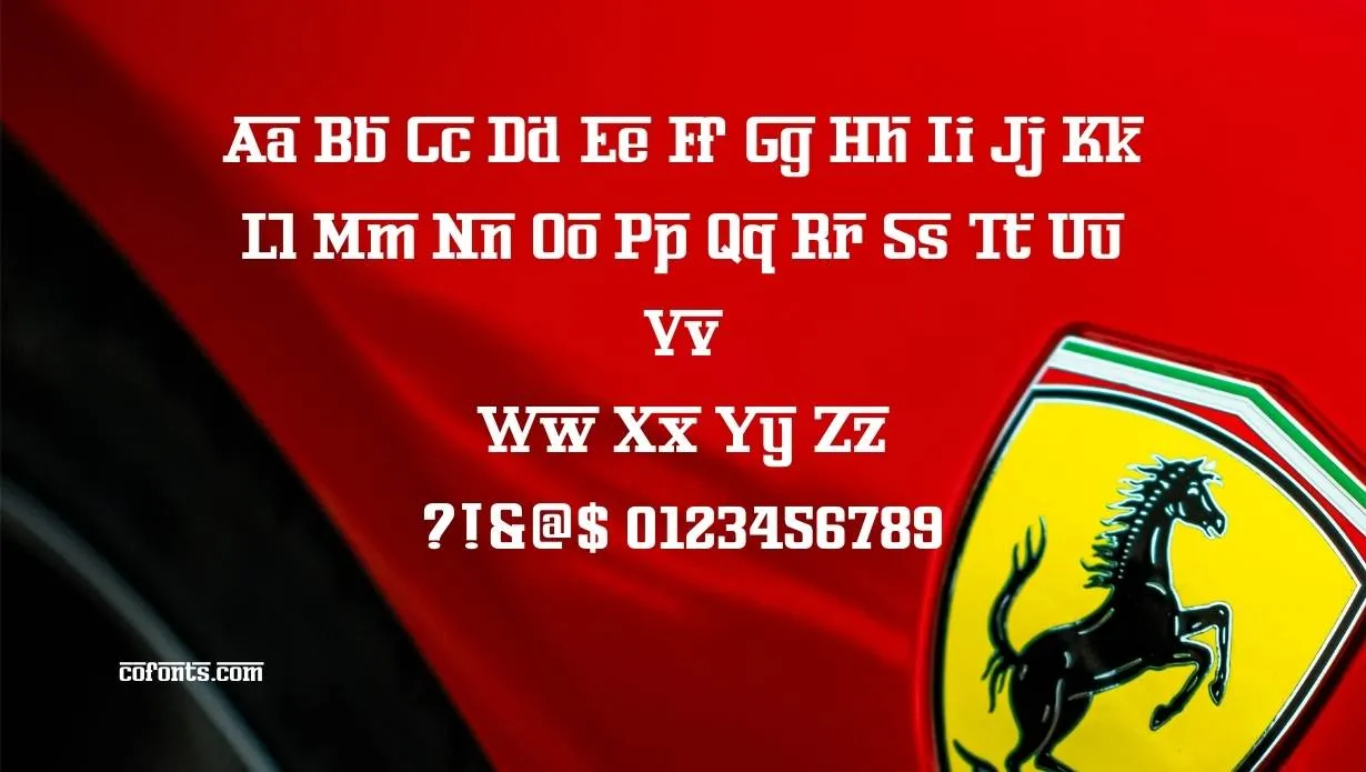 Ferrari Font