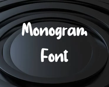 Monogram Font