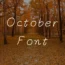 October Font