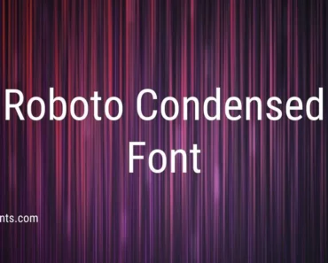 Roboto Condensed Font