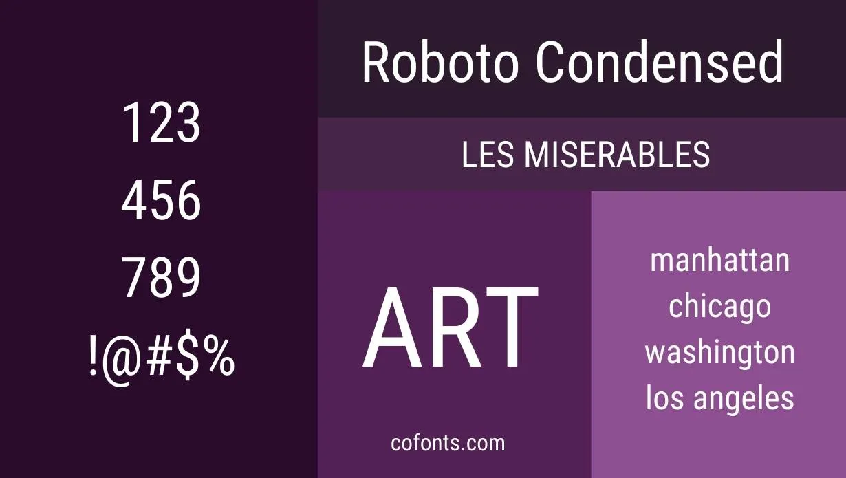 Roboto Condensed Font