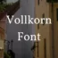 Vollkorn Font