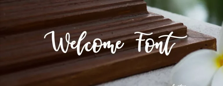 Welcome Font