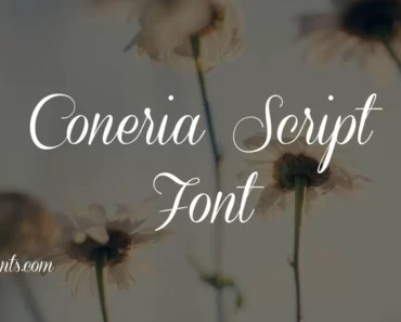 Coneria Script Font