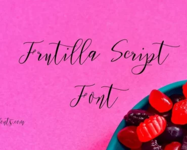 Frutilla Script Font