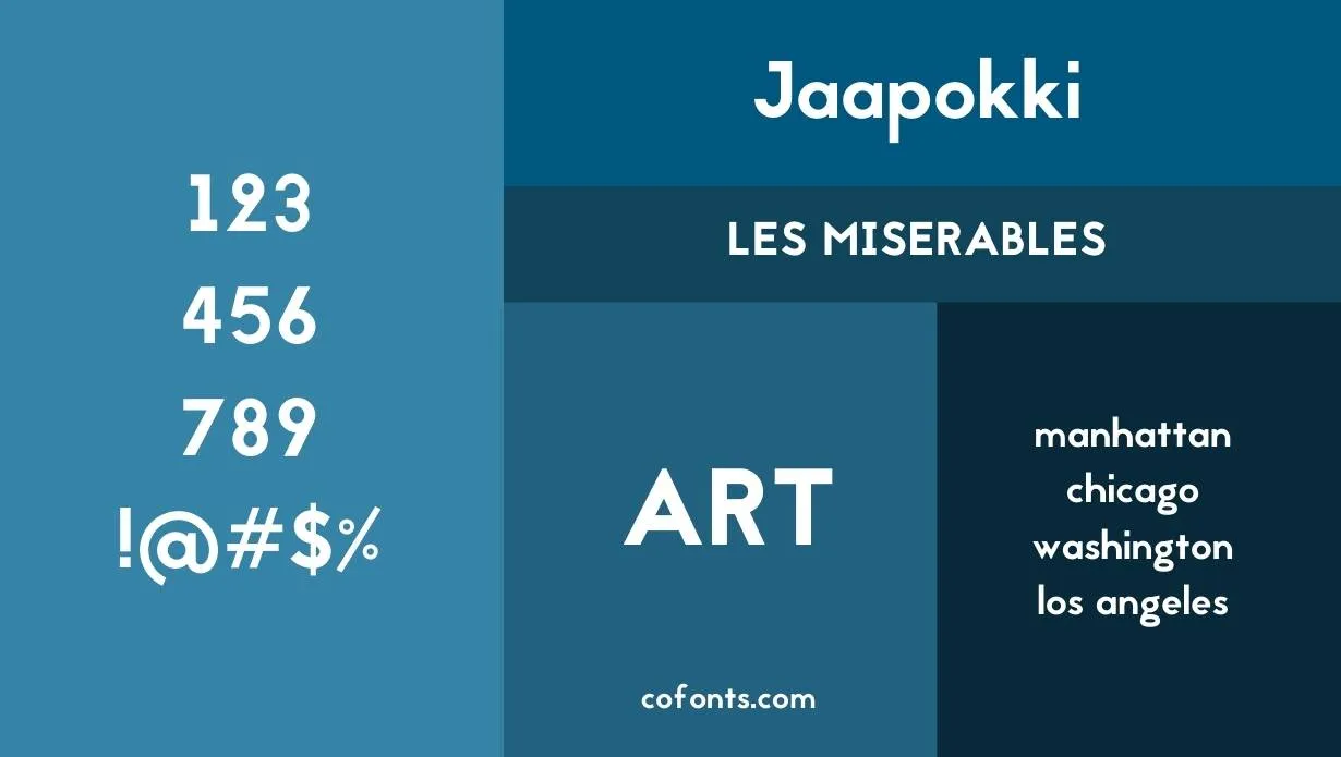 Jaapokki Font Family View