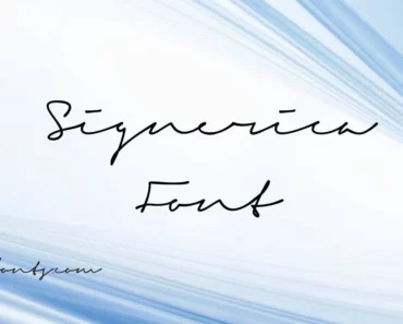 Signerica Font