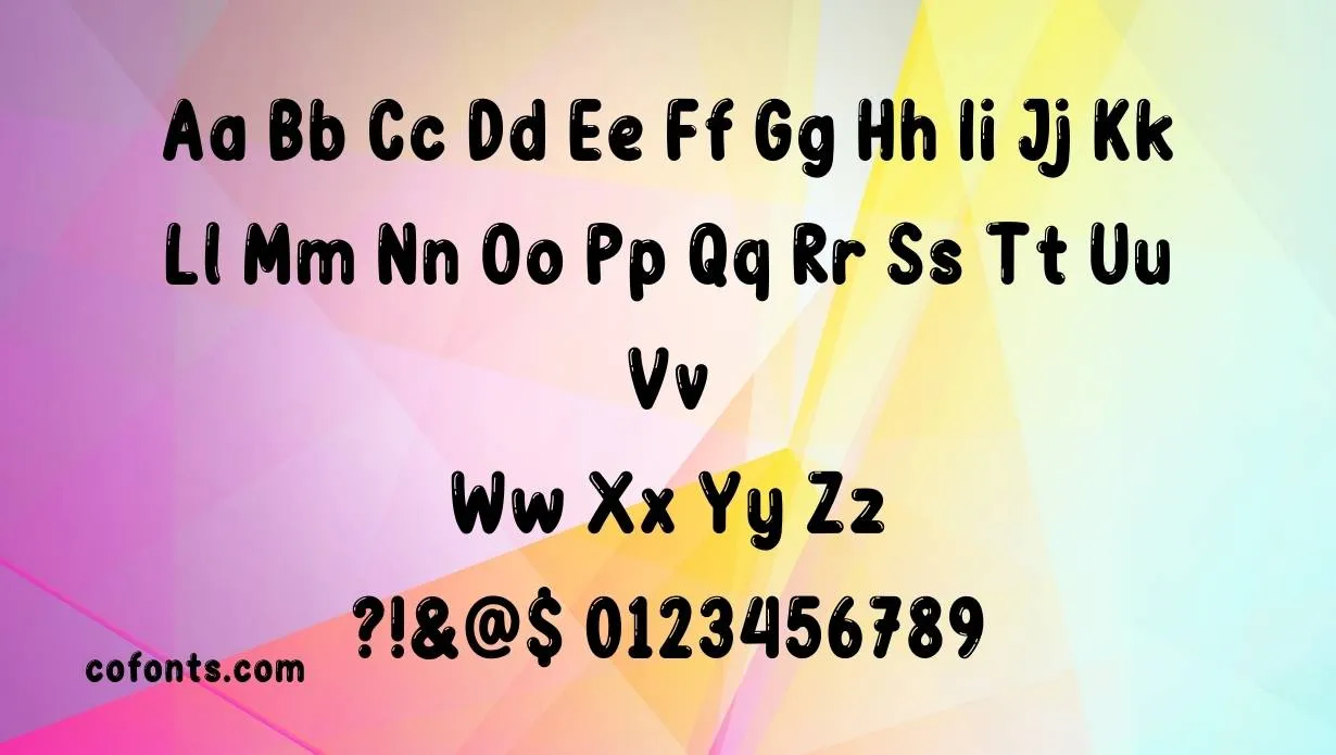 Cocomelon Font Family View