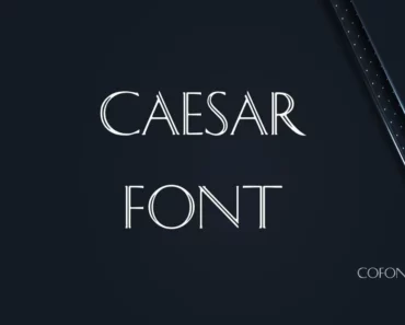 Caesar Font