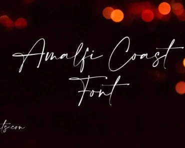 Amalfi Coast Font