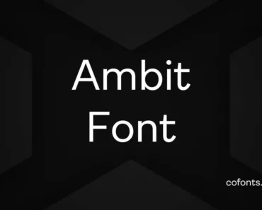 Ambit Font