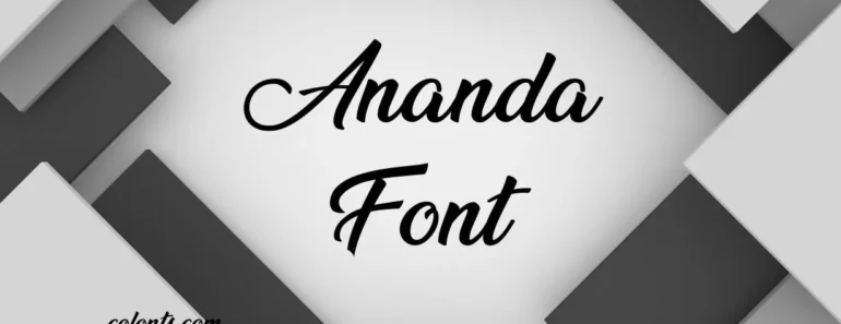 Ananda Font