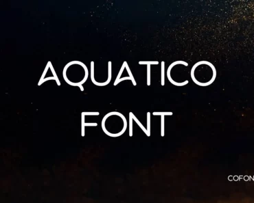 aquatico font