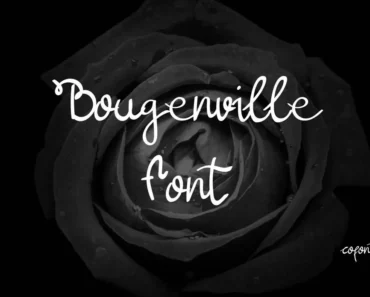 Bougenville Font