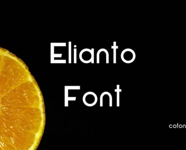 Elianto Font