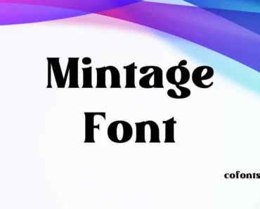 Mintage Font