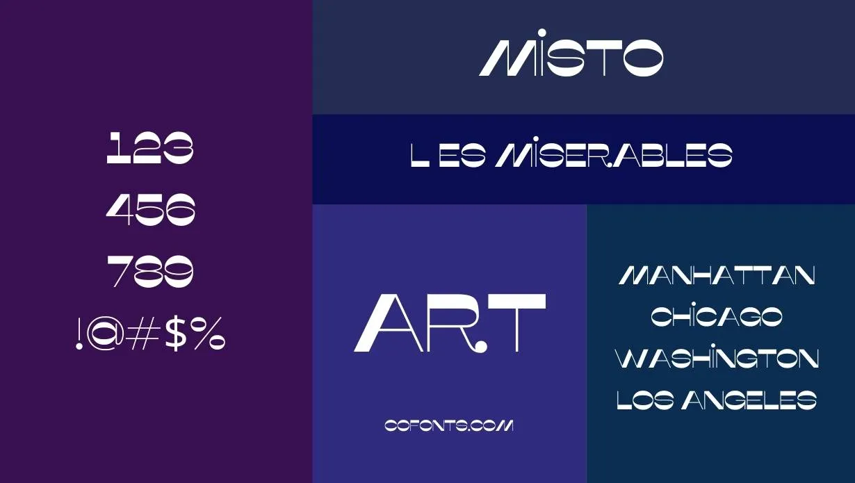 Misto Font Family View