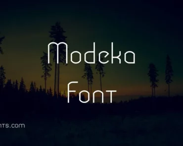 Modeka Font