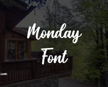 Monday Font