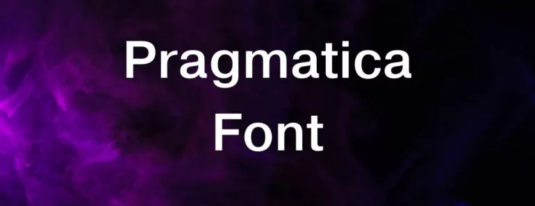 pragmatica font