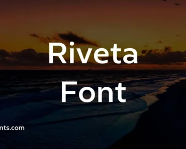 Riveta Font