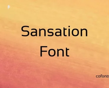 Sansation Font