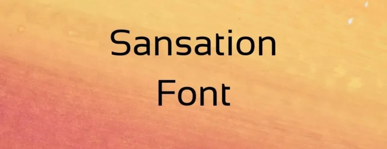 Sansation Font