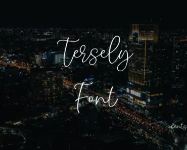 Tersely Font