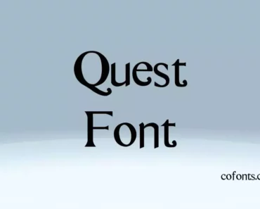 Quest Font