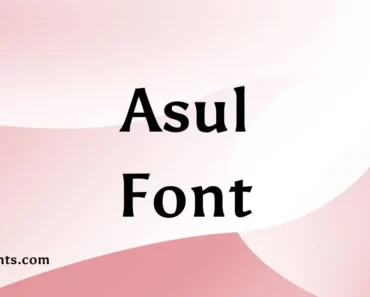 Asul Font